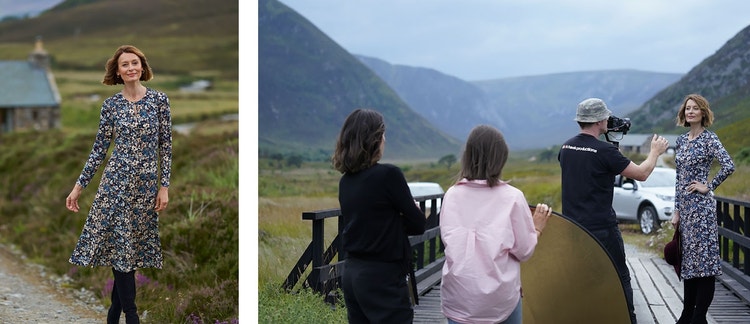 behind the scenes of our autumn shoot