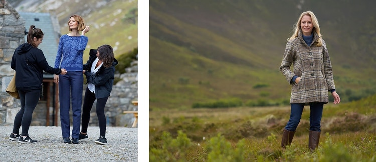 behind the scenes of our autumn shoot