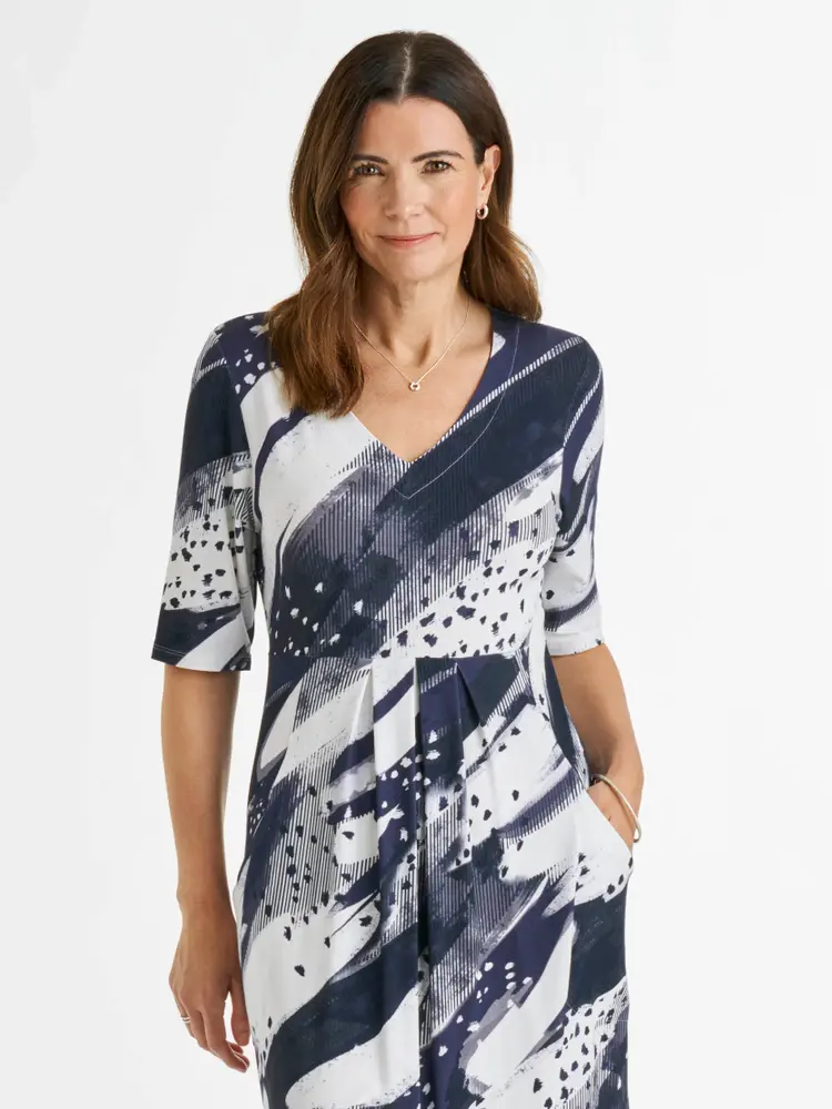 Clouds Jersey Day Dress