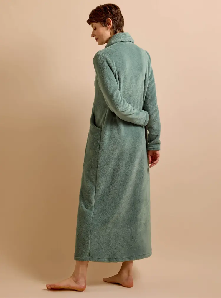 Cosy Button-up Fleece Gown