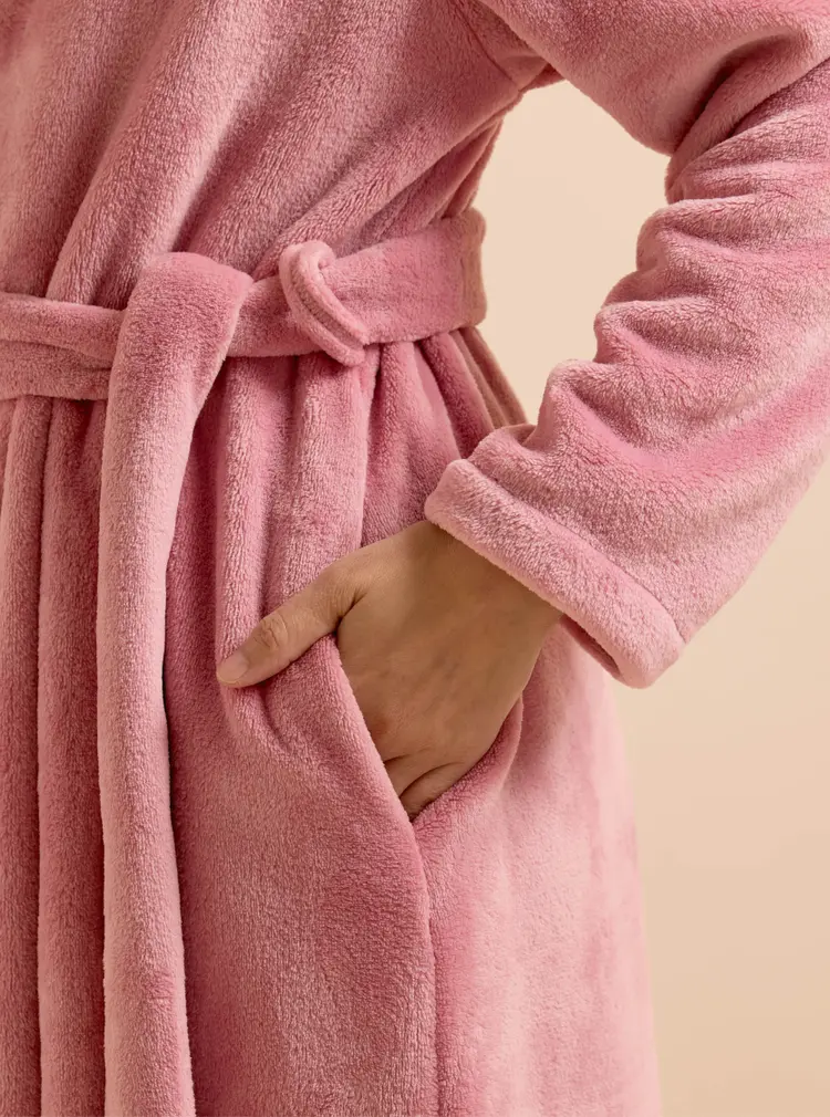 Cosy Wrap Fleece Gown