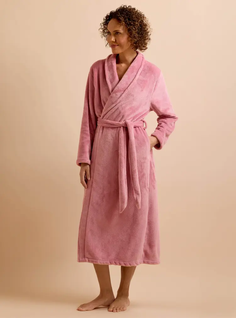 Cosy Wrap Fleece Gown