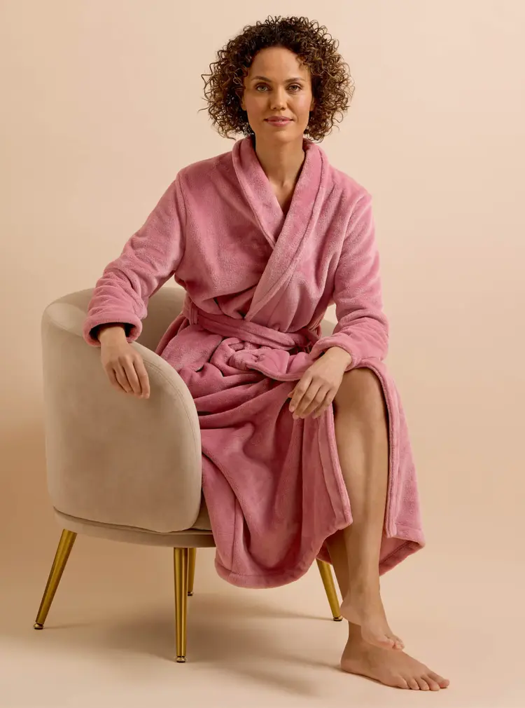 Cosy Wrap Fleece Gown