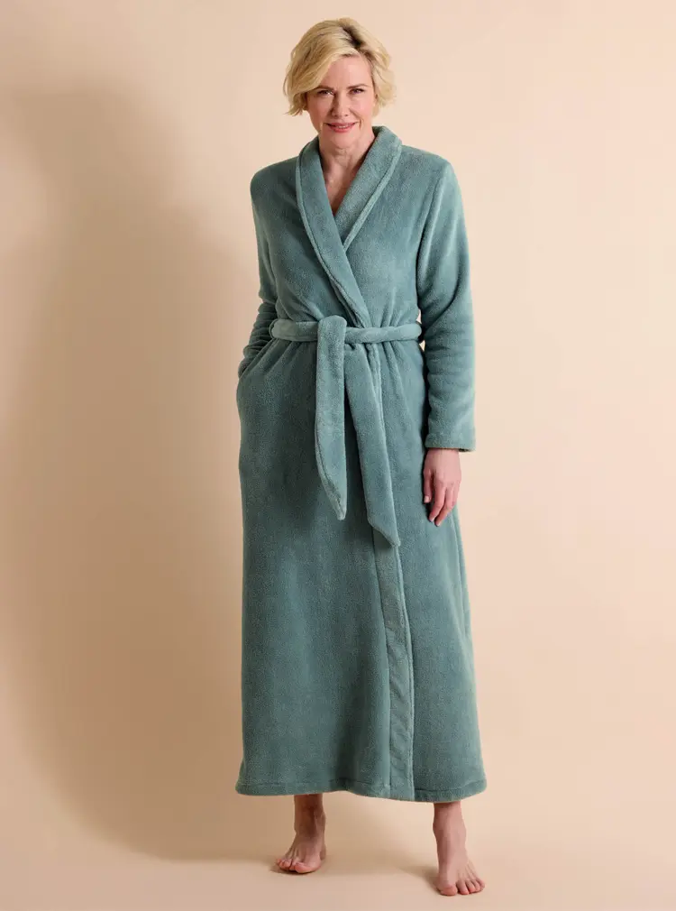 Cosy Wrap Fleece Gown