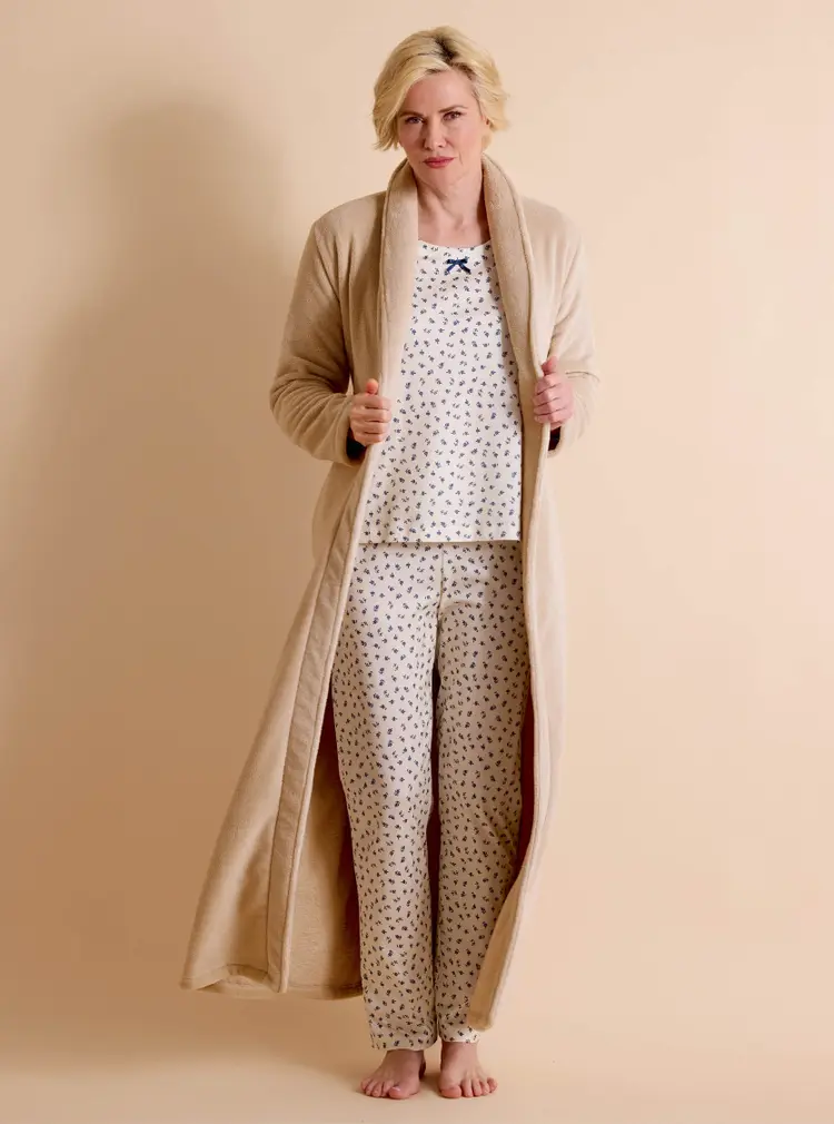 Cosy Wrap Fleece Gown