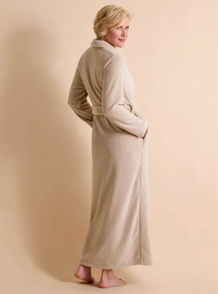 Cosy Wrap Fleece Gown