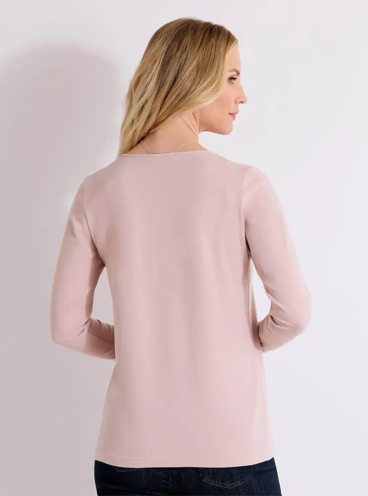 Cotton-rich Long sleeve Top