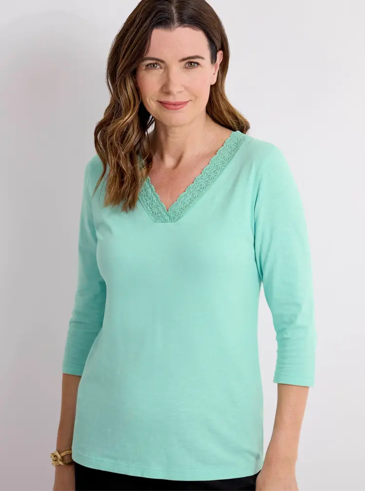 Crochet Lace Cotton Top