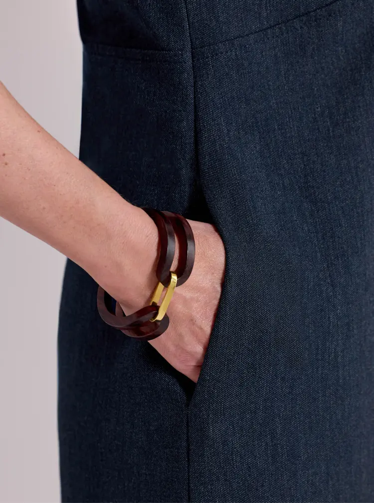 Denim Look Shift Dress