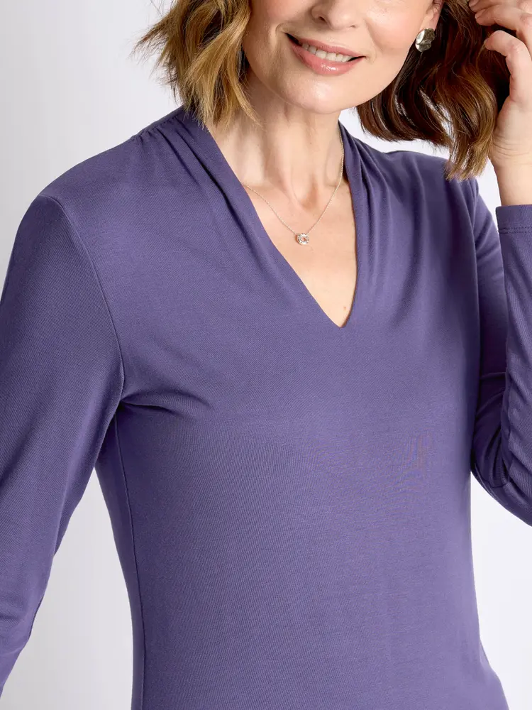 Elegant V-neck Top