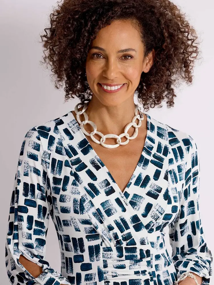 Flattering Ruched-front Dress