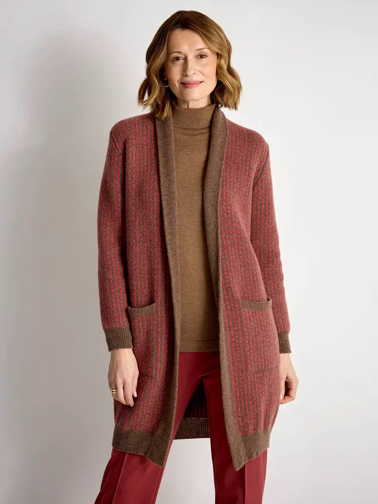 Longline Lambswool Cardigan