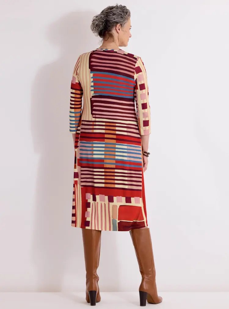 Relaxed A-line Jersey Dress