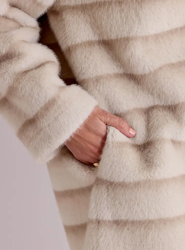 Reversible Faux Fur Coat