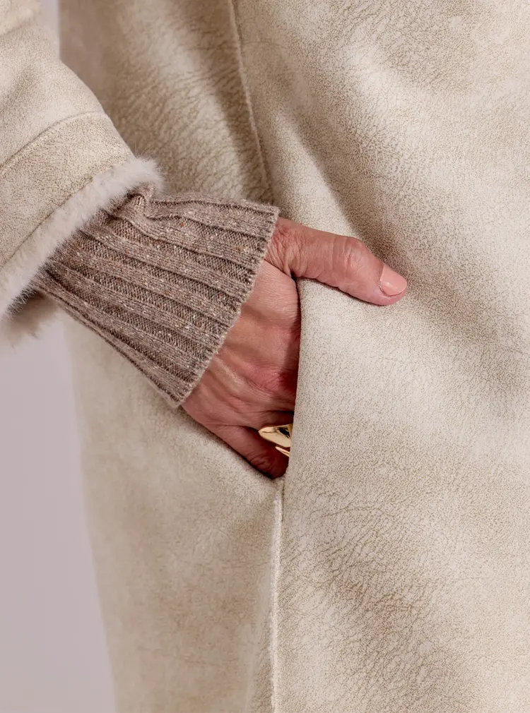 Reversible Faux Fur Coat