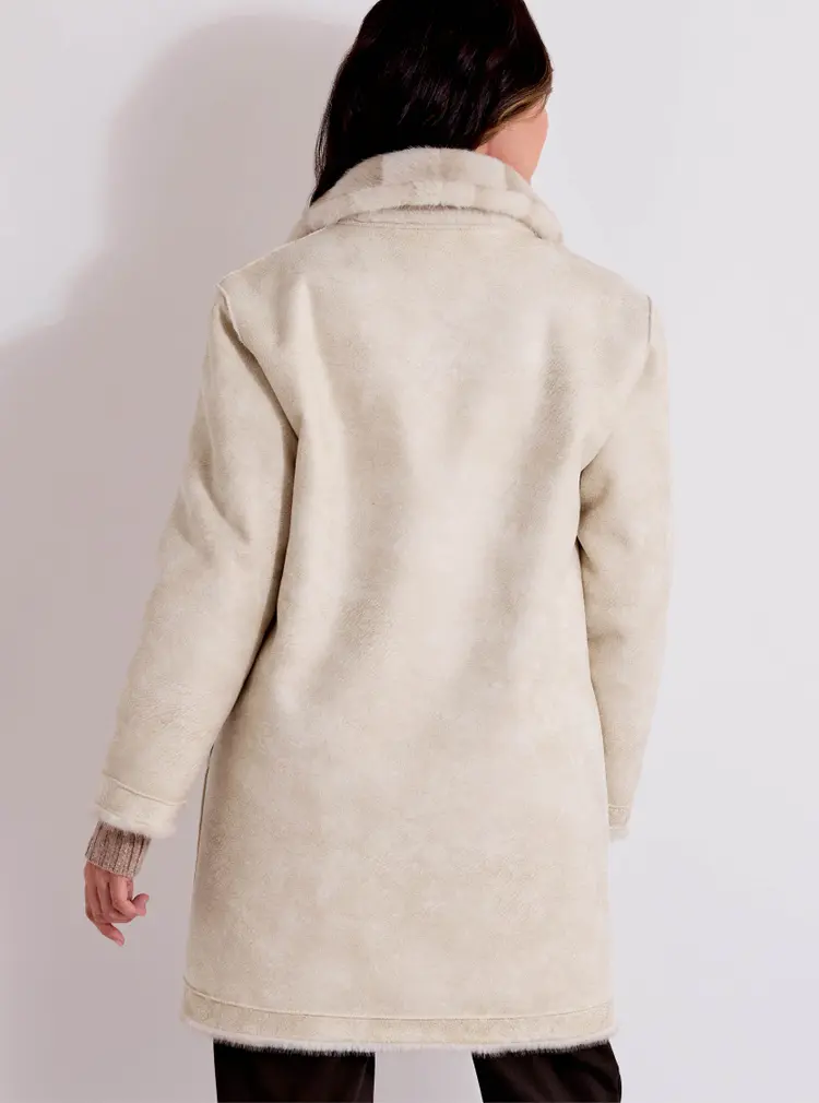 Reversible Faux Fur Coat