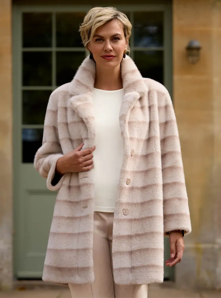 Reversible Faux Fur Coat