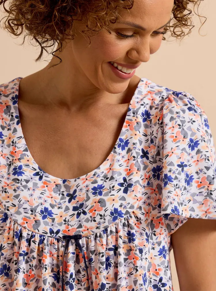 Short Sleeve Jersey Nightdress