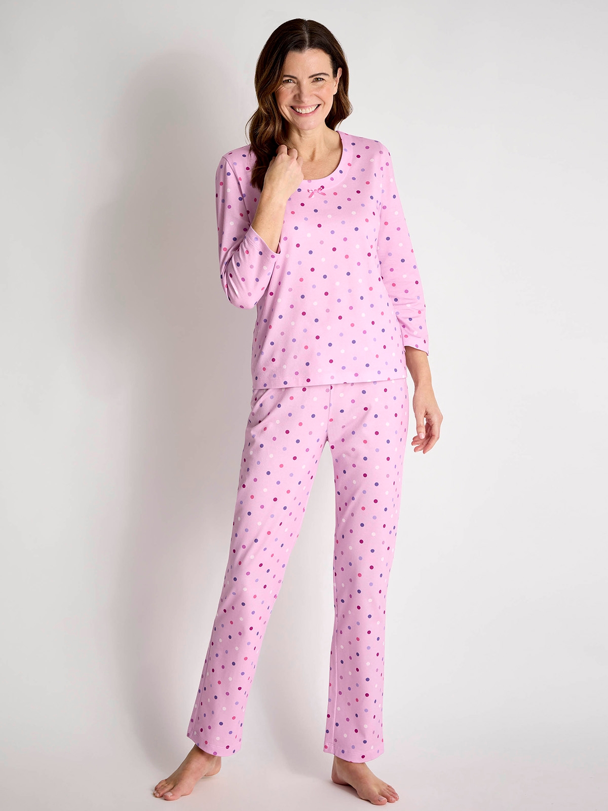 Jersey Berry Spot Pyjamas Pyjamas David Nieper David Nieper