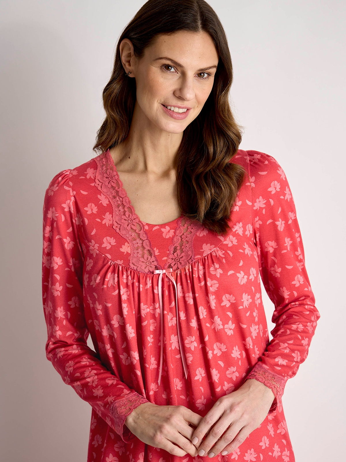 Long sleeve nightdress uk on sale