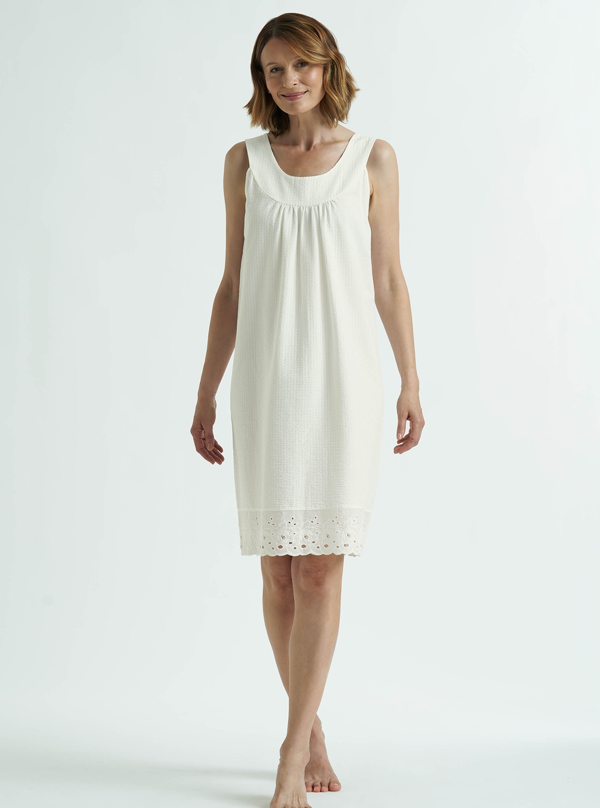 Chemise de nuit en coton David Nieper