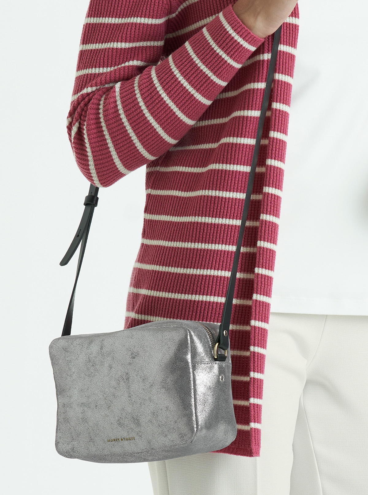 Silver camera bag store
