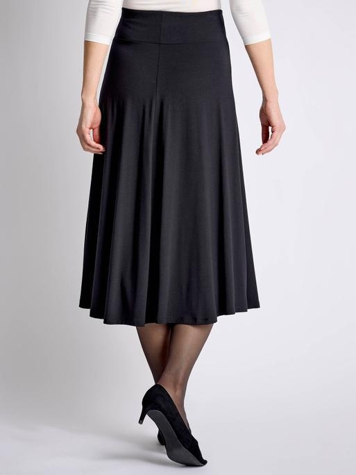 Black jersey skirt cheap