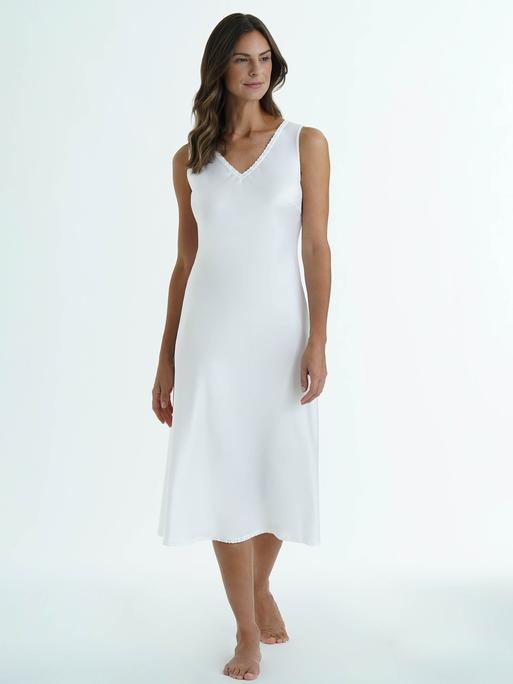 White undergarment slip dress on sale