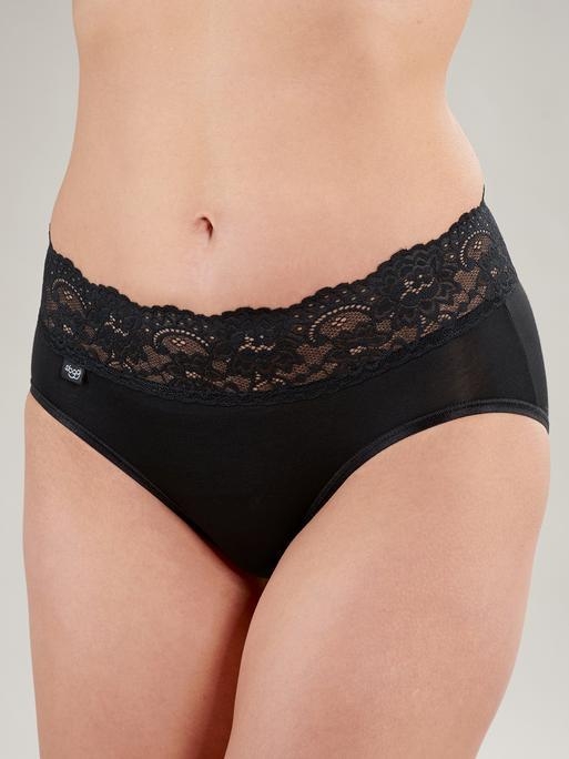 Sloggi Romance Midi Briefs in Black Briefs David Nieper David