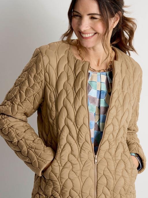 Thin quilted jacket new arrivals