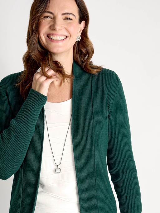 Ribbed shawl cardigan discount
