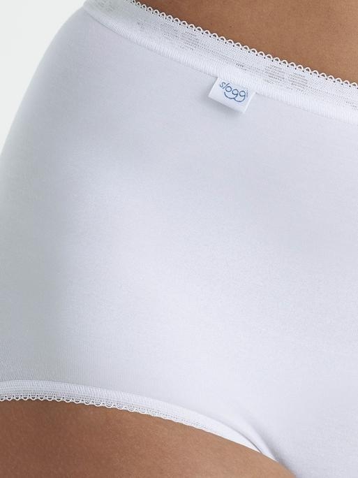 Sloggi 3Pk Microfibre Maxi Briefs White