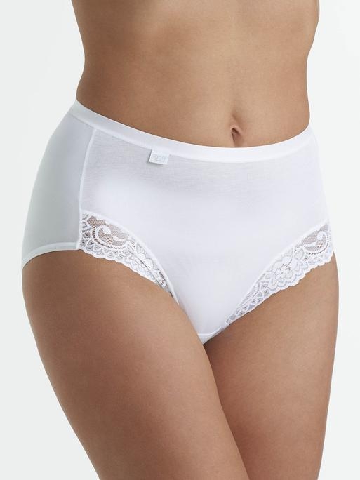 Sloggi Romance Maxi Briefs in White, Briefs, David Nieper