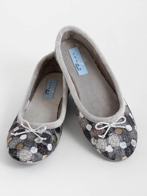 Grey ballet slippers online